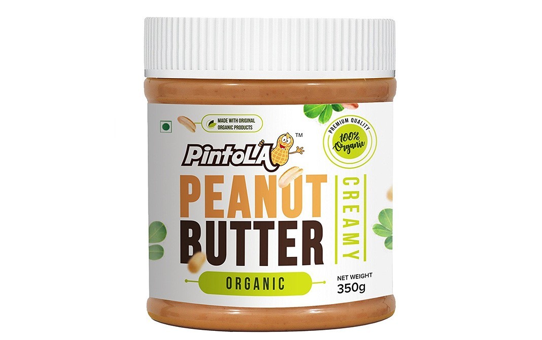 Pintola Peanut Butter Creamy Organic   Jar  350 grams
